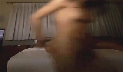 Amateur skinny couple fucking in a hotel room