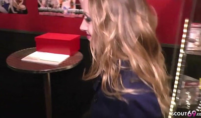 German gangbang with skinny sluts in lingerie