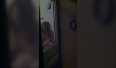 Voyeur caught his neighbor's wife fucking with stranger