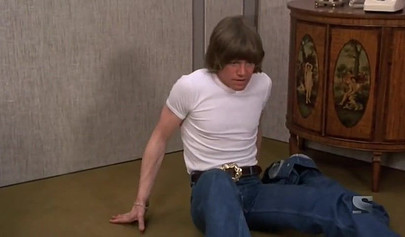 Window cleaner gets some hot pussies in vintage porn