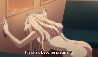 Hentai babe gets anal fucked and creampied