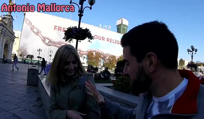 Big ass blonde Aria Logan fucks for money with total stranger