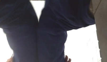 Chinese girl caught peeing on hidden camera