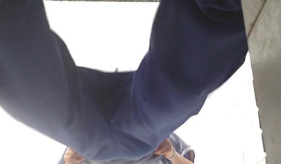 Chinese girl caught peeing on hidden camera