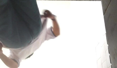 Chinese girl caught peeing on hidden camera