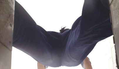 Chinese girl caught peeing on hidden camera