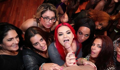 Sean Lawless gets sucked by every big ass Latina on bachelorette party