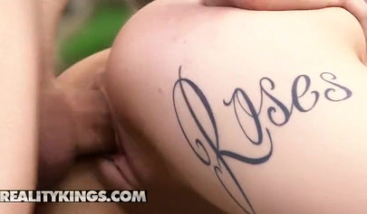 Blonde teen Kali Roses knows better to suck cock then to play chess