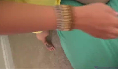 Mom Brianna Beach teaches her stepson how to fuck hot ladies