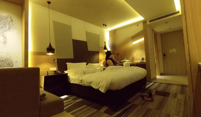 Nasty banging in a hotel room with Chinese hoe