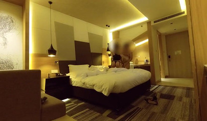 Nasty banging in a hotel room with Chinese hoe