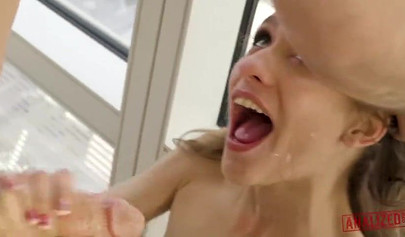 Anal whore Rebel Lynn gets it deep by James Deen