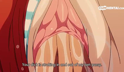 Hentai chick with big tits enjoys big cock