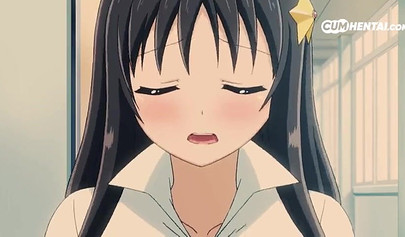 Hentai chick with big tits enjoys big cock