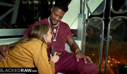 Teen Lena Reif gets balcked by a Jason Luv in this hardcore interracial ramming