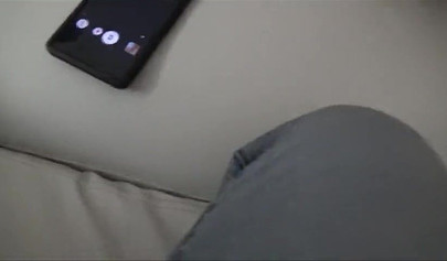 Alex Adams rubs his peen against Jade Amber's shaved pussy and then fucks her