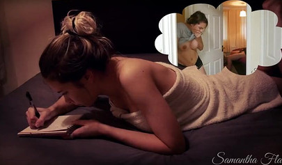 Busty amateur chubby girl gets fucked blindfolded