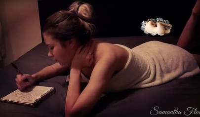 Busty amateur chubby girl gets fucked blindfolded