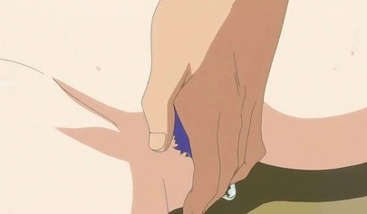 One dude gets two sluts with big tits in this hentai threesome