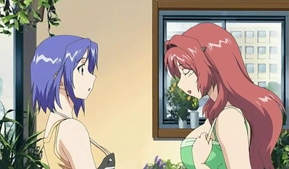 One dude gets two sluts with big tits in this hentai threesome