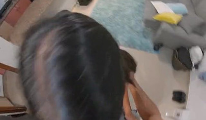 Busty teen gets fucked after giving lovely titfuck