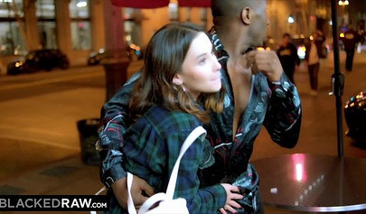 Rob Piper destroys brunette Aria Lee in this nasty interracial banging