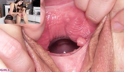 Compilations of very sexy teens showing their pussies close up to the camera