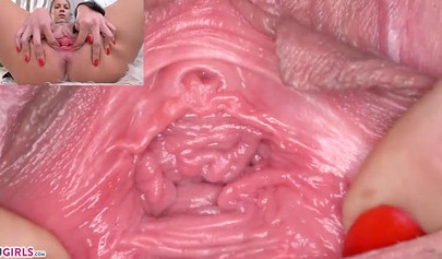 Compilations of very sexy teens showing their pussies close up to the camera