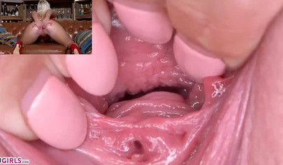 Compilations of very sexy teens showing their pussies close up to the camera