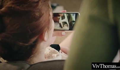 Home alone babe fingers her best friend Sabrisse and she's enjoying more than anything