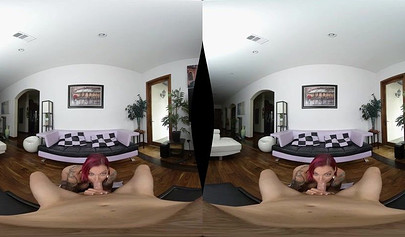 Busty pornstar Anna Bell Peaks works her pussy in this POV sex