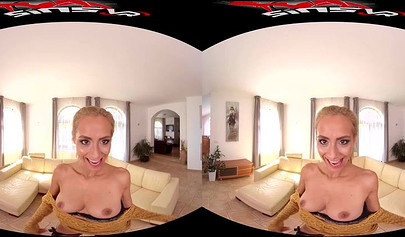 Blonde big eyed teen takes several cock to satisfy her sex addiction