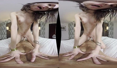 Slutty teen gets her pussy creampied after lovely cock riding