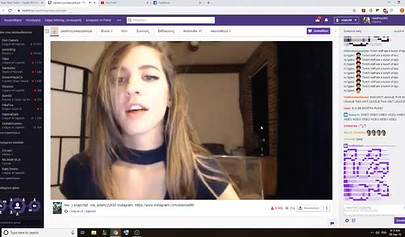 Tattoed amateur brunette teen streams as she rubs her pussy