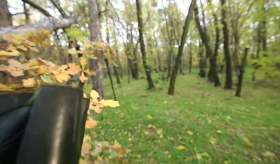 Autumn is perfect time for fucking and sucking outdoors