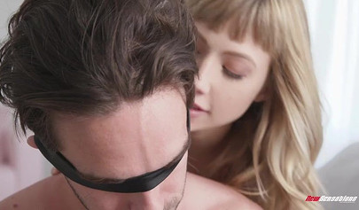 Blonde bitch Ivy Wolfe rolls her eyes when big knob drills her snatch