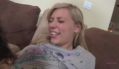 Blonde Nicole Ray getting her pussy pounded hard