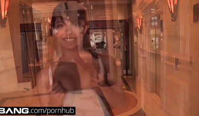 Sexy Latina Gina Valentina prepares her pussy for hardcore pounding