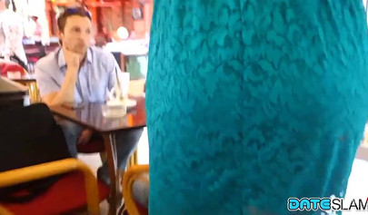 Petite Lovenia Lux teases her fucker and then gets banged