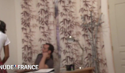 Hot ebony schoolgirl Indiana Fox fucked by a teacher