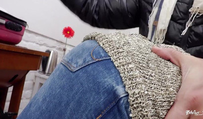 Kinky teen Rebeka Black gets roughly fucked by dude she met on bus