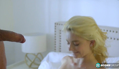 Teen Riley Star gets a big black dick up her tight vagina