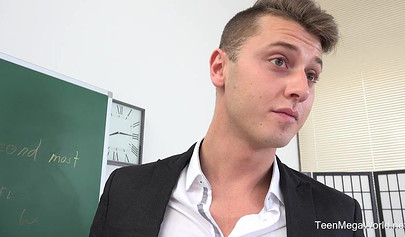 Beautiful schoolgirl Cayla Lyons gets screwed by her handsome teacher