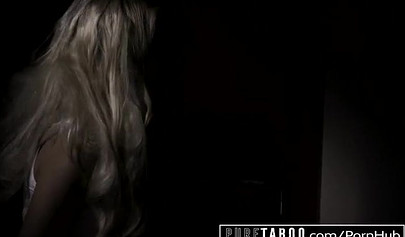 Angry dude punishes and fucks his teenage stepdaughter Kenzie Reeves