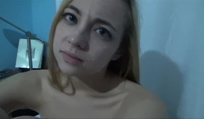 Huge dude bangs his innocent blonde teenage sister Alex Adams