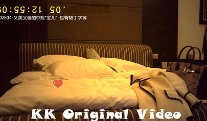 Sexy Asian doll in black stockings her banged on the cam