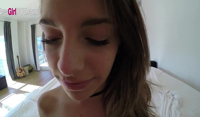 POV pussy banging with petite slut Kimmy Granger