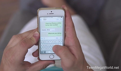 Brunette teen Silvia Burton asking for anal pleasure