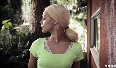 MILF Reena Sky and her hubby fuck petite blonde teen Elsa Jean