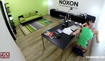 Susan Ayn gets anal fucked and creampied by her boss